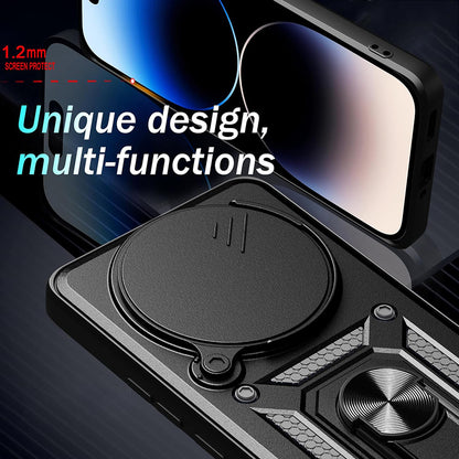Ovitek za Honor X9c Smart, Techsuit, CamShield, Črn