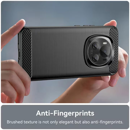 Ovitek za Honor X9c Smart, Techsuit, ogljik, črn