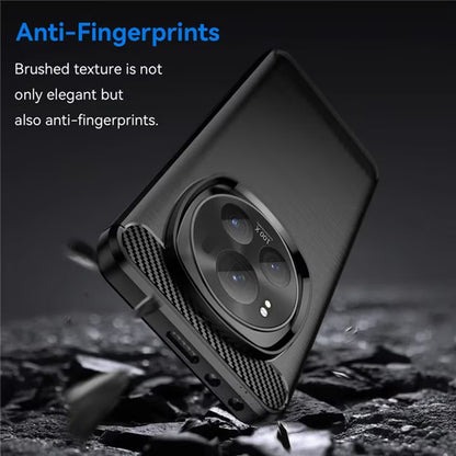 Ovitek za Honor X9c Smart, Techsuit, ogljik, črn