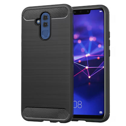 Ovitek za Huawei Mate 20 Lite, Techsuit, Karbon, Črn