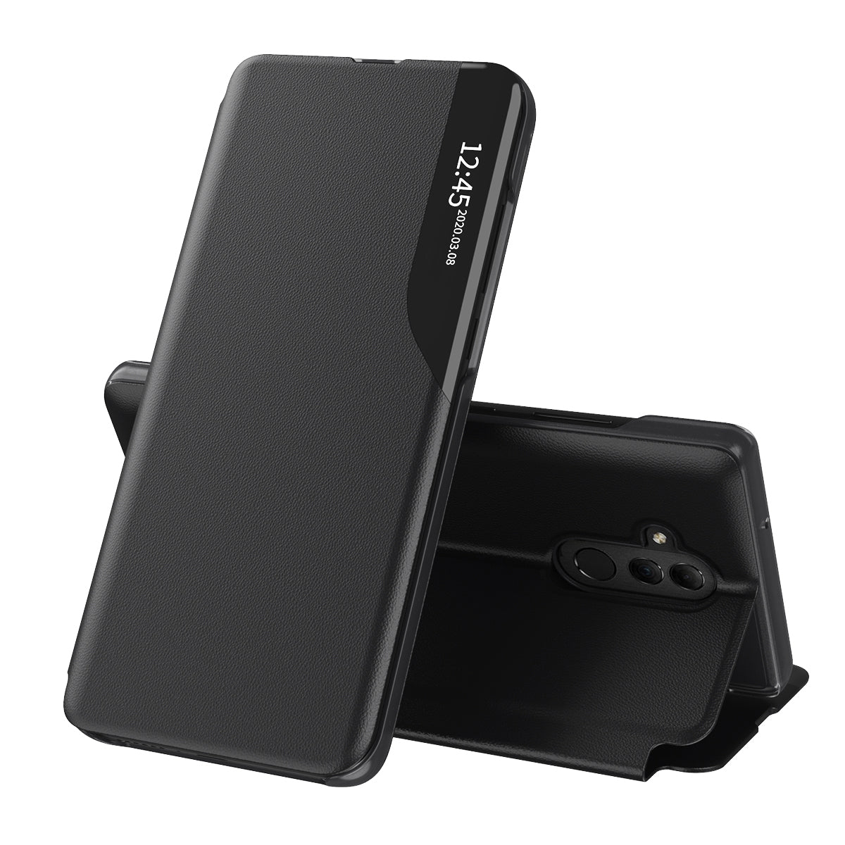 Ovitek za Huawei Mate 20 Lite, Techsuit, eFold, Črn