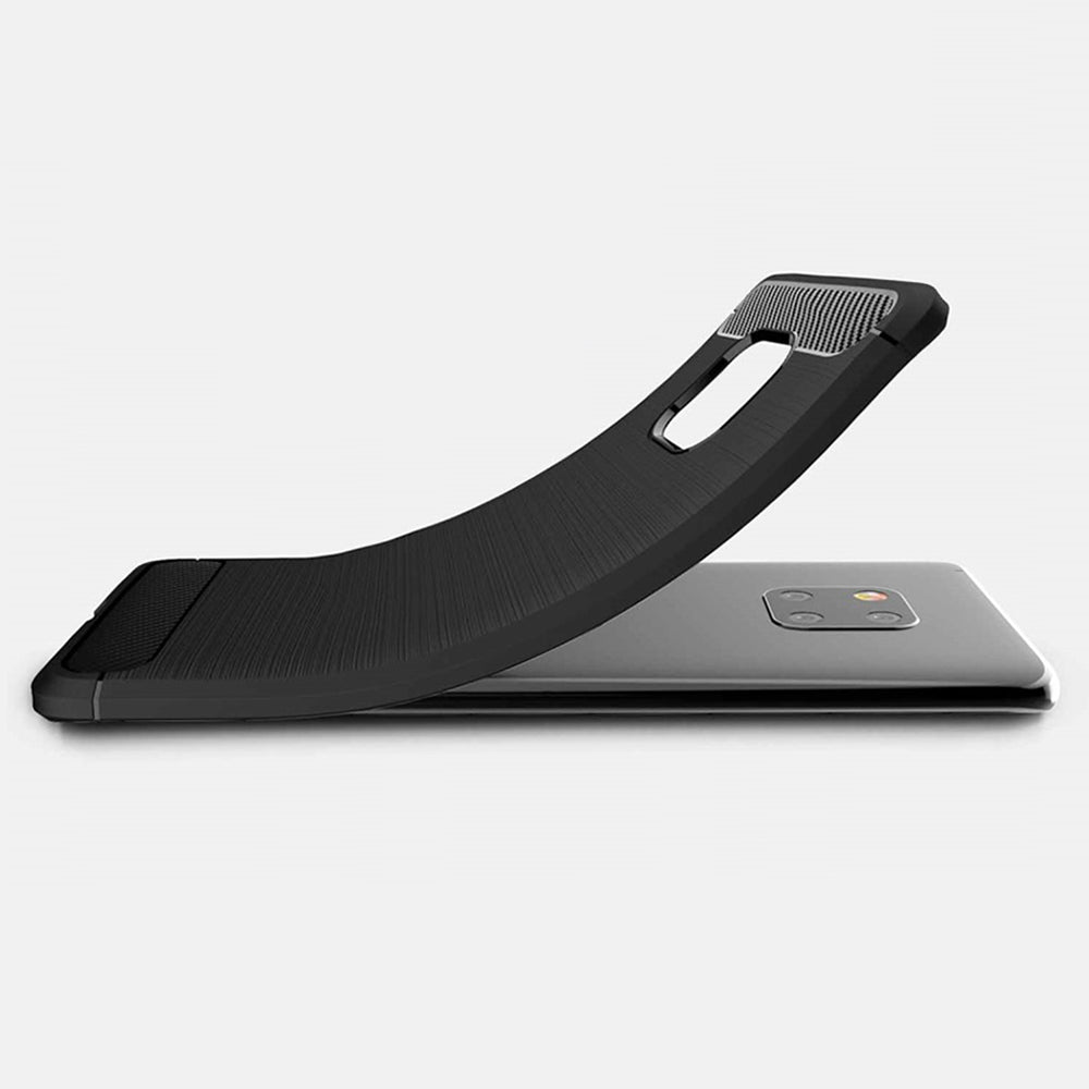 Ovitek za Huawei Mate 20 Pro, Techsuit, Karbon, Črn