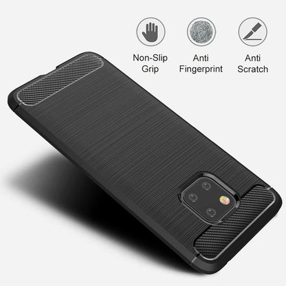 Ovitek za Huawei Mate 20 Pro, Techsuit, Karbon, Črn
