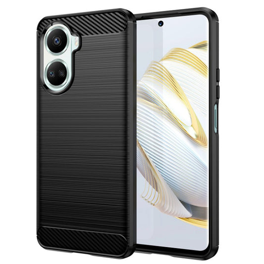 Ovitek za Huawei nova 10 SE, Techsuit, Karbon, Črn