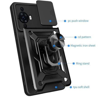 Ovitek za Huawei nova 12s / nova 11, Techsuit, CamShield, Črn