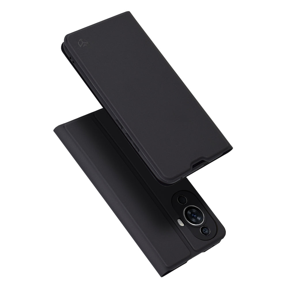 Ovitek za Huawei nova 12s / nova 11, Techsuit, Magskin Book, Črn