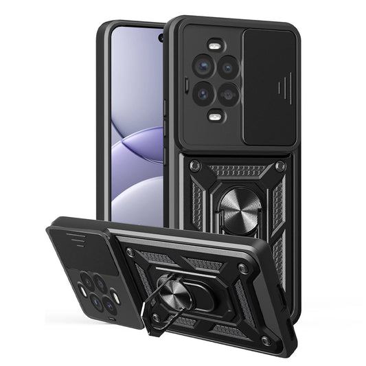 Ovitek za Huawei nova 13 Pro, Techsuit, CamShield, Črn