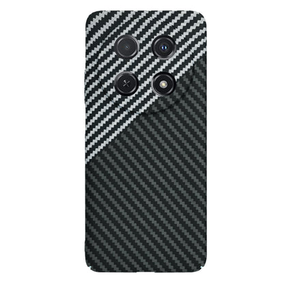 Ovitek za Huawei nova 13i / nova 12i, Techsuit, Carbonite FiberShell, Črno Siva