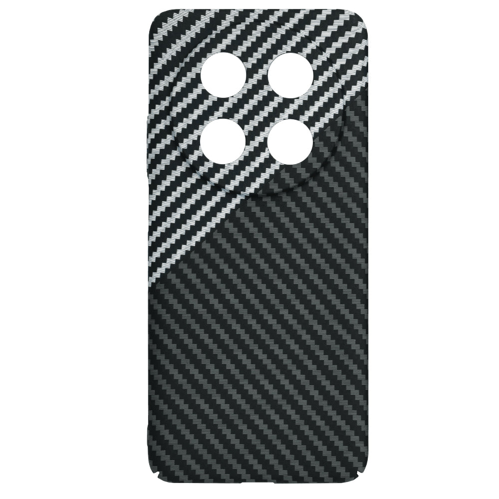 Ovitek za Huawei nova 13i / nova 12i, Techsuit, Carbonite FiberShell, Črno Siva