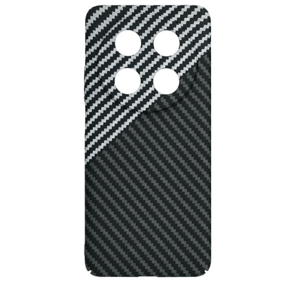 Ovitek za Huawei nova 13i / nova 12i, Techsuit, Carbonite FiberShell, Črno Siva