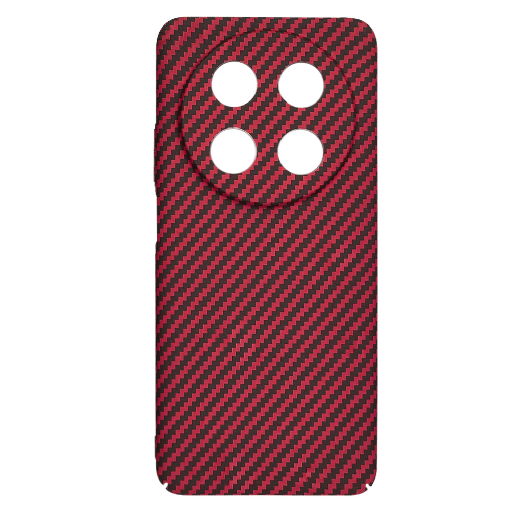Ovitek za Huawei nova 13i / nova 12i, Techsuit, Carbonite FiberShell, Rdeča