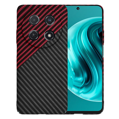 Ovitek za Huawei nova 13i / nova 12i, Techsuit, Carbonite FiberShell, Črno Rdeč