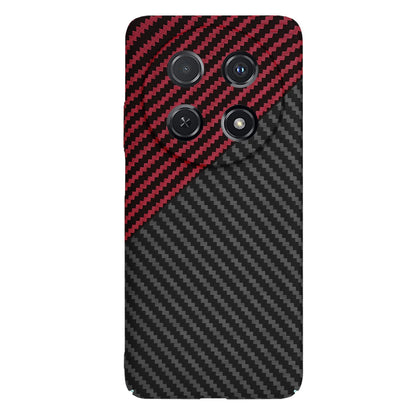 Ovitek za Huawei nova 13i / nova 12i, Techsuit, Carbonite FiberShell, Črno Rdeč