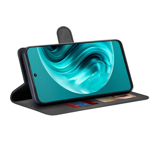 Ovitek za Huawei nova 13i / nova 12i, Techsuit, Diary Book, Črn