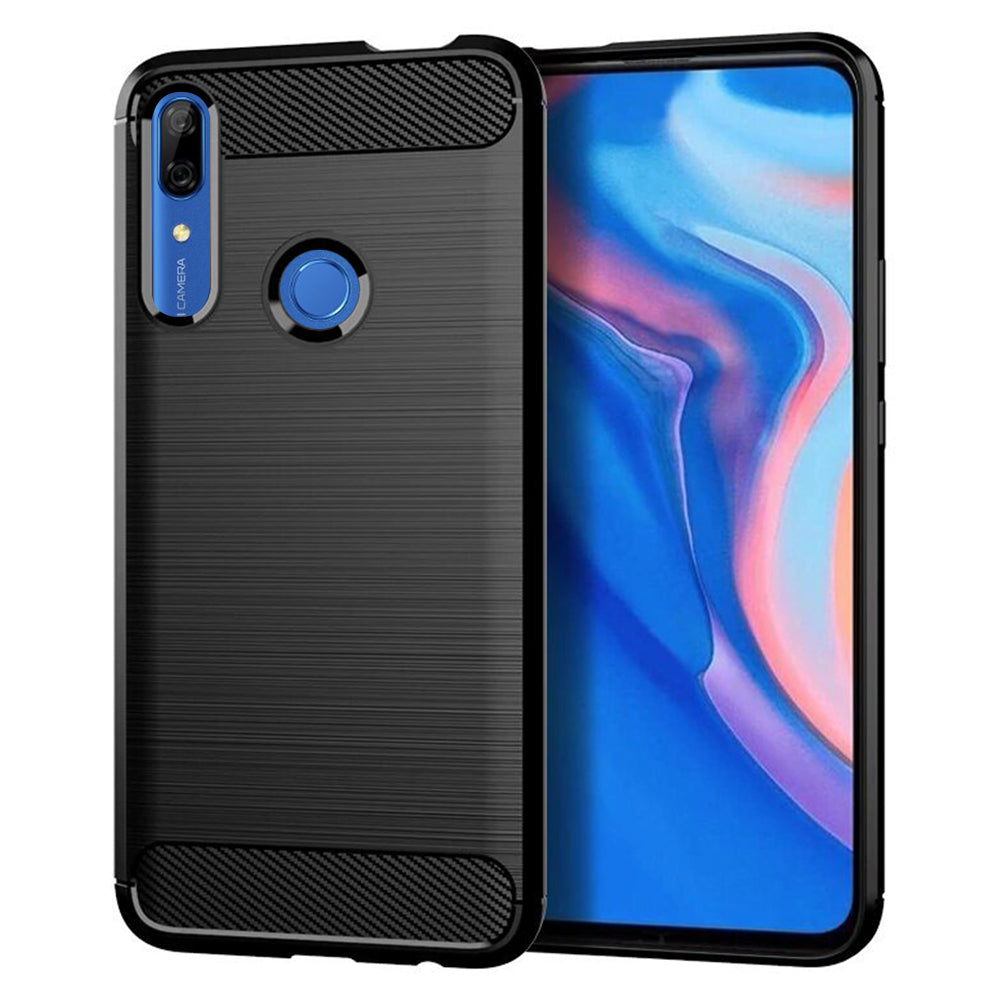 Ovitek za Huawei P Smart Z, Techsuit, Karbon, Črn