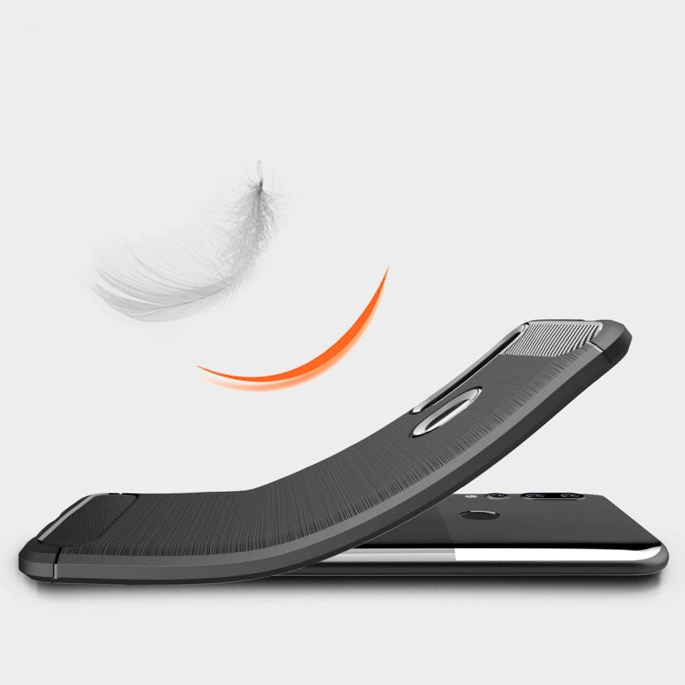 Ovitek za Huawei P Smart Z, Techsuit, Karbon, Črn