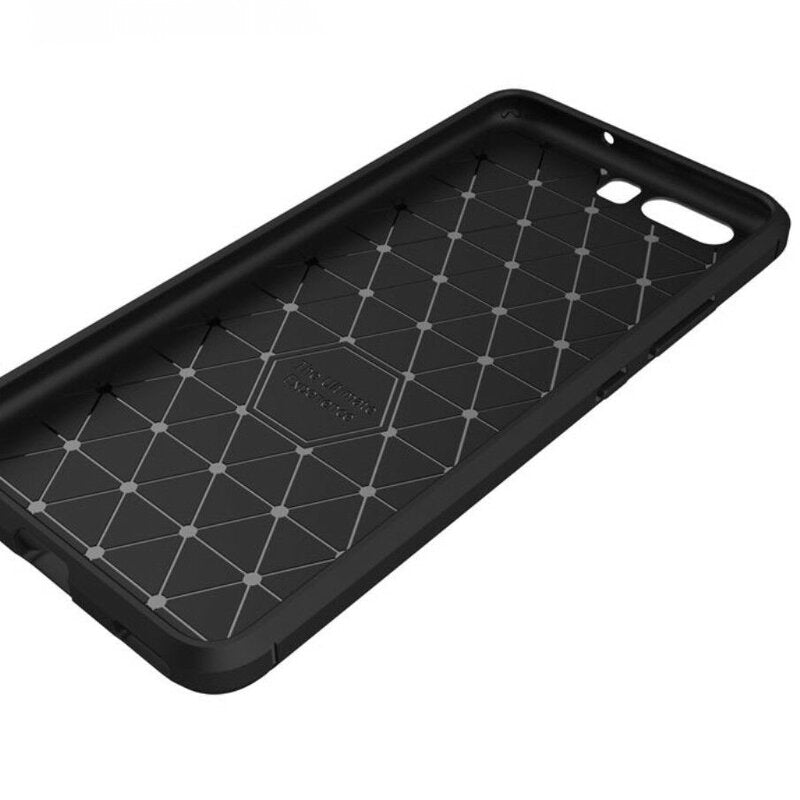 Ovitek za Huawei P10 Plus, Techsuit, Karbon, Črn