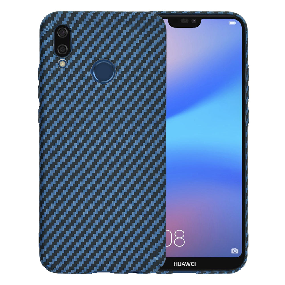 Ovitek za Huawei P20 Lite, Techsuit, Carbonite FiberShell, Turkizna