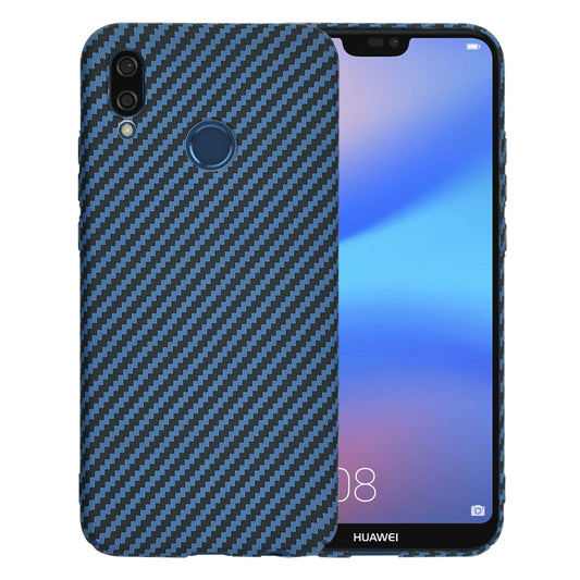 Ovitek za Huawei P20 Lite, Techsuit, Carbonite FiberShell, Turkizna