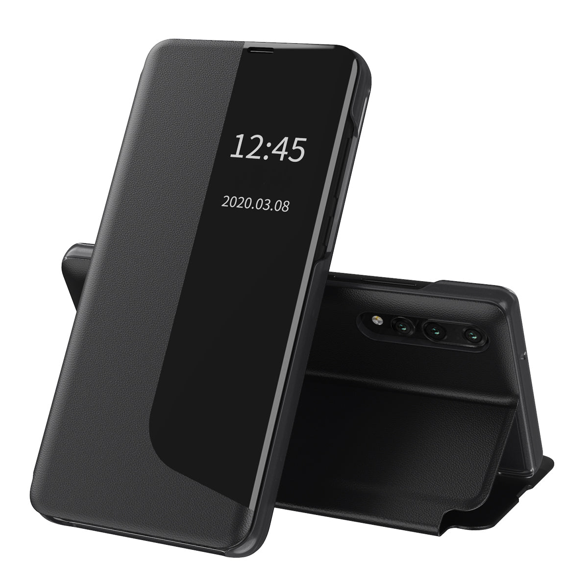 Case for Huawei P20 Pro, Techsuit, eFold, Black
