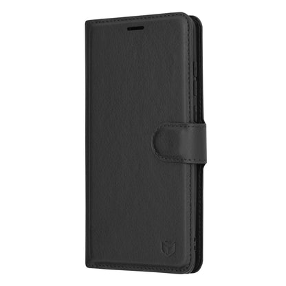 Ovitek za Huawei P20 Pro, Techsuit, Leather Folio, Črn