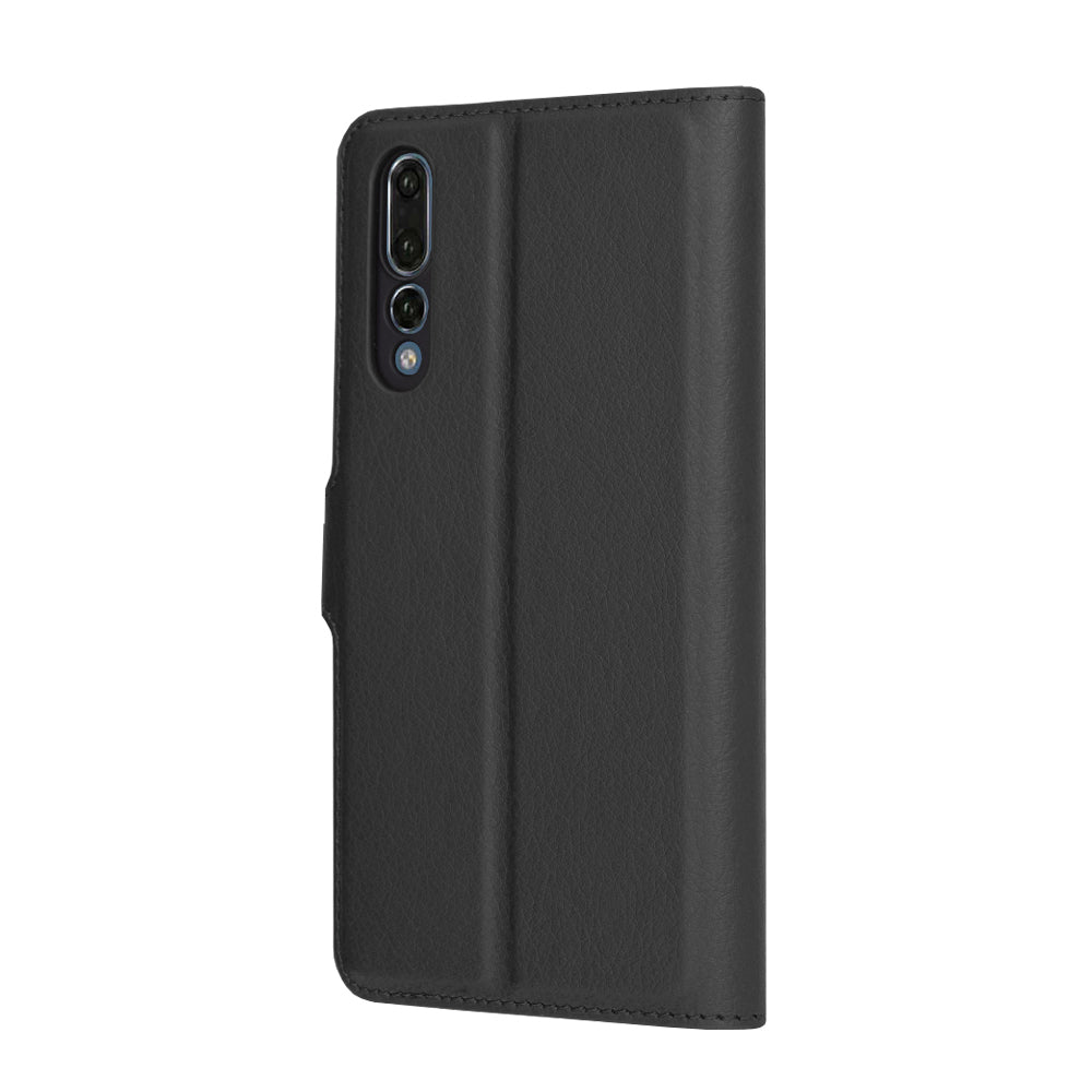 Ovitek za Huawei P20 Pro, Techsuit, Leather Folio, Črn