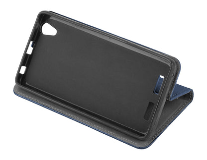 Ovitek za Huawei P30 lite New Edition / P30 lite, OEM, Smart Magnet, temno moder