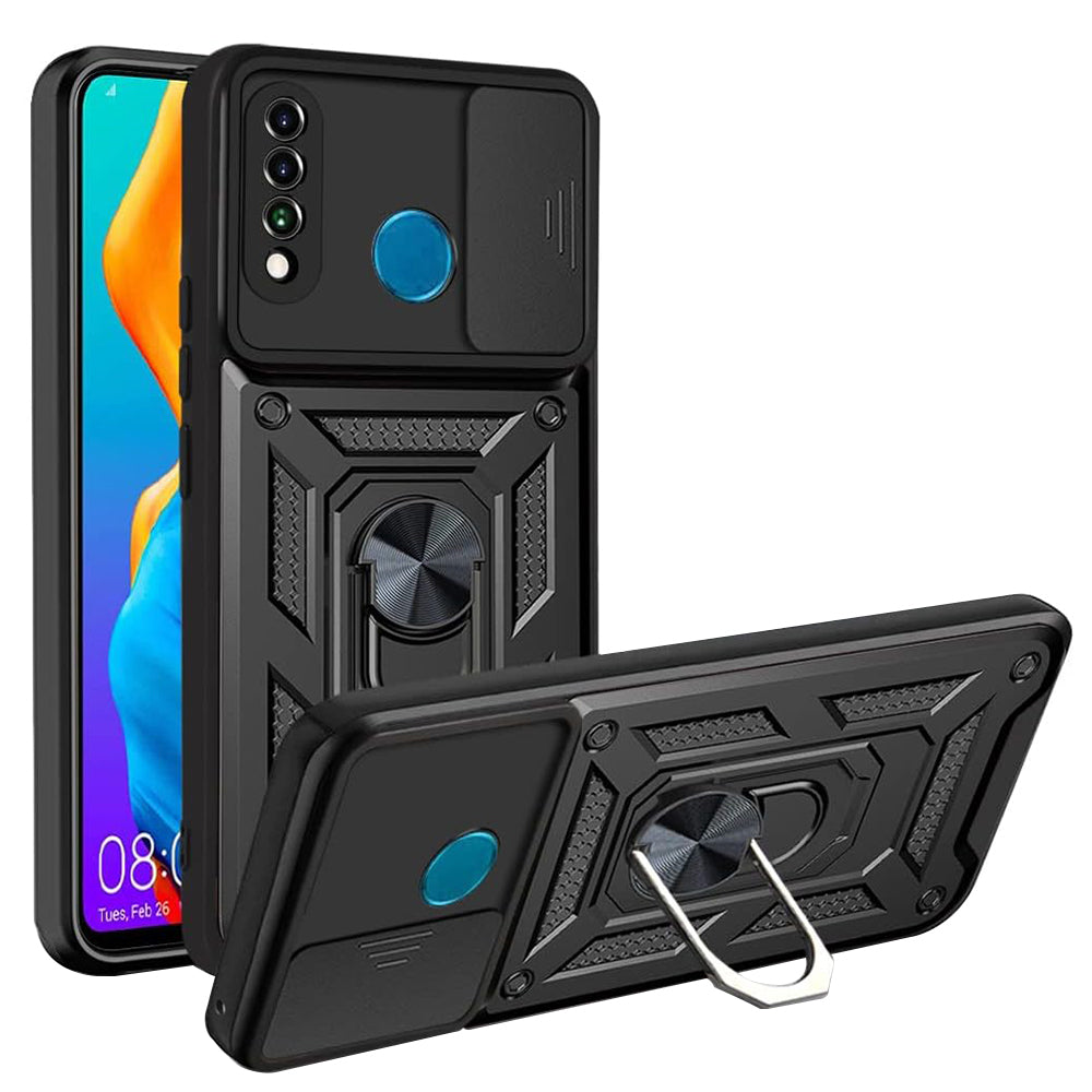 Case for Huawei P30 lite New Edition / P30 lite, Techsuit, CamShield, Black