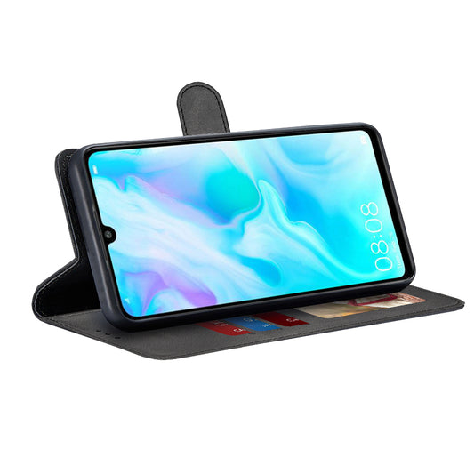 Ovitek za Huawei P30 lite New Edition / P30 lite, Techsuit, Diary Book, Črn
