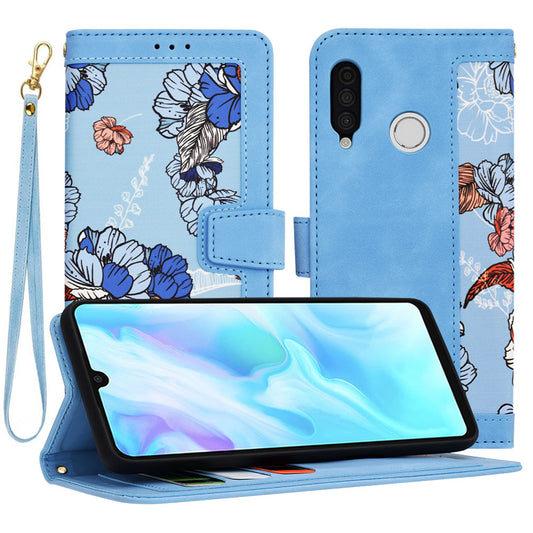 Ovitek za Huawei P30 lite New Edition / P30 lite, Techsuit, FlipCraft, modra