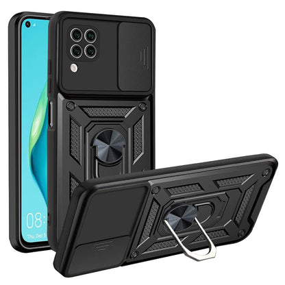 Ovitek za Huawei P40 lite 4G, Techsuit, CamShield, Črn