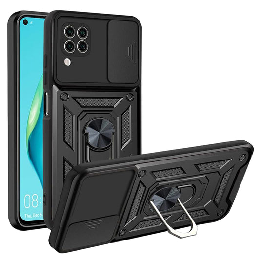 Ovitek za Huawei P40 lite 4G, Techsuit, CamShield, Črn