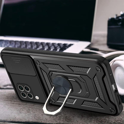Ovitek za Huawei P40 lite 4G, Techsuit, CamShield, Črn
