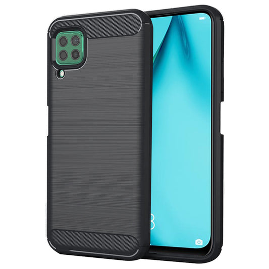 Ovitek za Huawei P40 lite 4G, Techsuit, Karbon, Črn