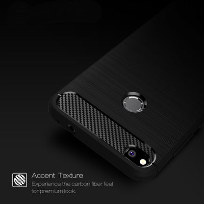 Ovitek za Huawei P9 Lite (2017) / P8 Lite (2017), Techsuit, Karbon, Črn