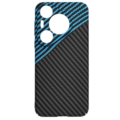 Case for Huawei Pura 70 Pro, Techsuit, Carbonite FiberShell, Black Blue