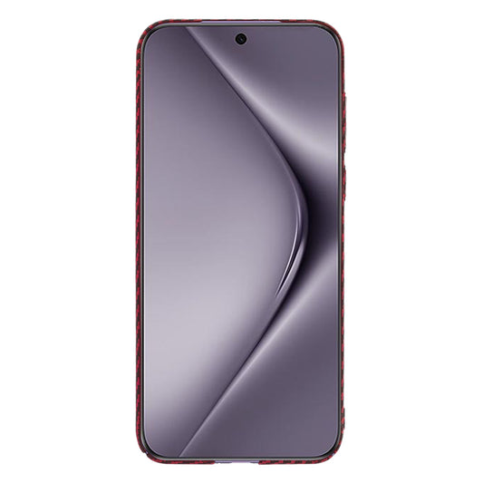 Ovitek za Huawei Pura 70 Pro, Techsuit, Carbonite FiberShell, rdeč