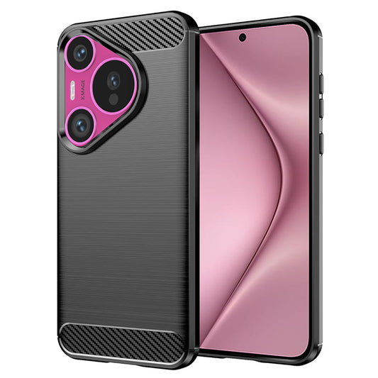 Ovitek za Huawei Pura 70, Techsuit, Karbon, Črn