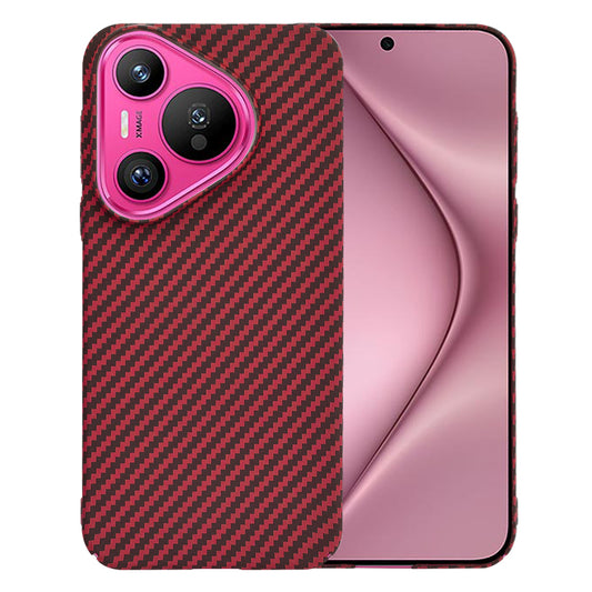 Ovitek za Huawei Pura 70, Techsuit, Carbonite FiberShell, Rdeča