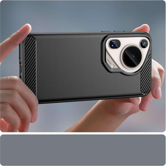 Ovitek za Huawei Pura 70 Ultra, Techsuit, Karbon, Modra