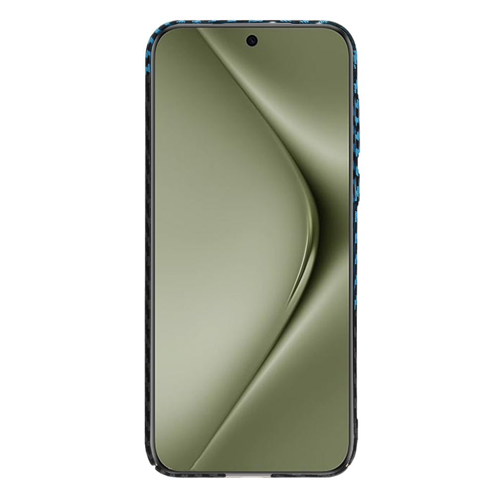 Ovitek za Huawei Pura 70 Ultra, Techsuit, Carbonite FiberShell, Črno Modra