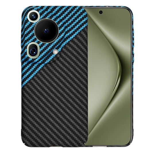 Ovitek za Huawei Pura 70 Ultra, Techsuit, Carbonite FiberShell, Črno Modra