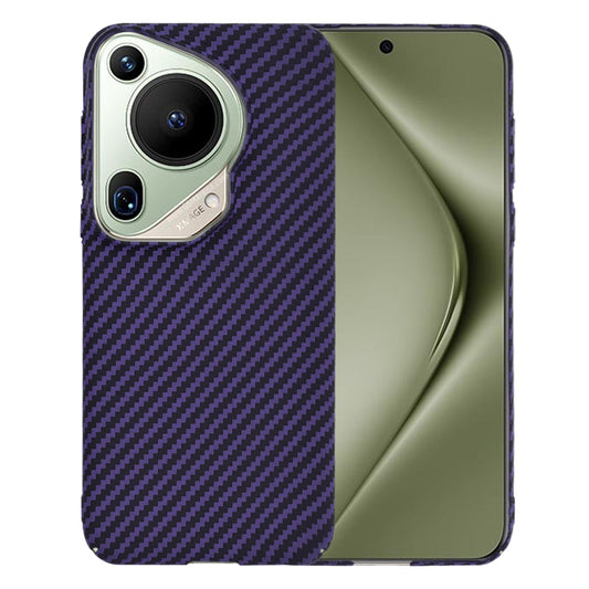 Ovitek za Huawei Pura 70 Ultra, Techsuit, Carbonite FiberShell, Vijoličen