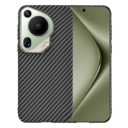Ovitek za Huawei Pura 70 Ultra, Techsuit, Carbonite FiberShell, Črn