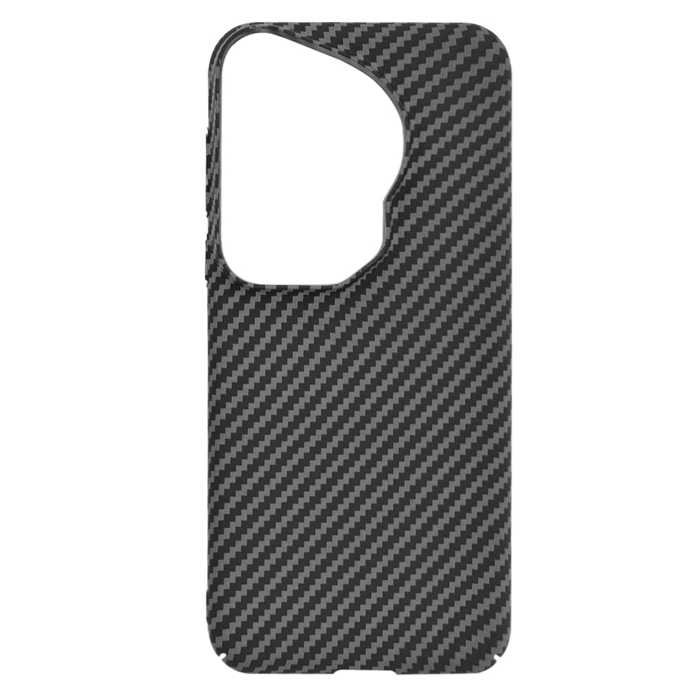 Ovitek za Huawei Pura 70 Ultra, Techsuit, Carbonite FiberShell, Črn