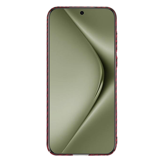 Ovitek za Huawei Pura 70 Ultra, Techsuit, Carbonite FiberShell, rdeč