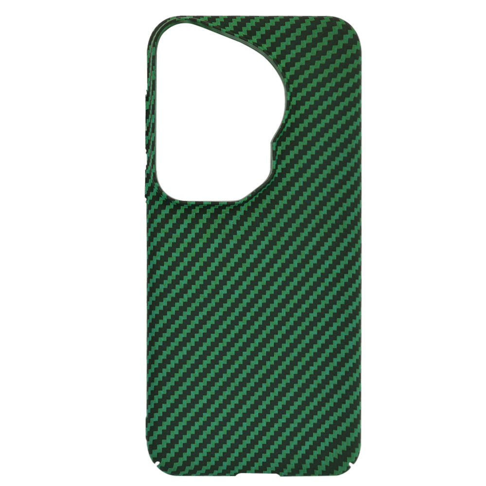 Ovitek za Huawei Pura 70 Ultra, Techsuit, Carbonite FiberShell, Zelen