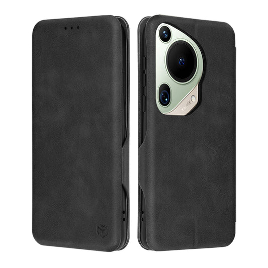 Ovitek za Huawei Pura 70 Ultra, Techsuit, Safe Wallet Plus, Črn