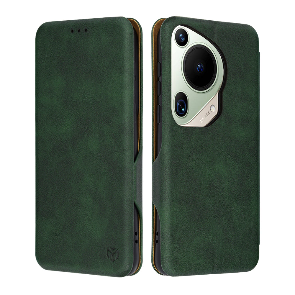 Case for Huawei Pura 70 Ultra, Techsuit, Safe Wallet Plus, Green