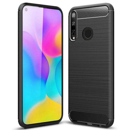 Case for Huawei Y6p, Techsuit, Carbon, Black